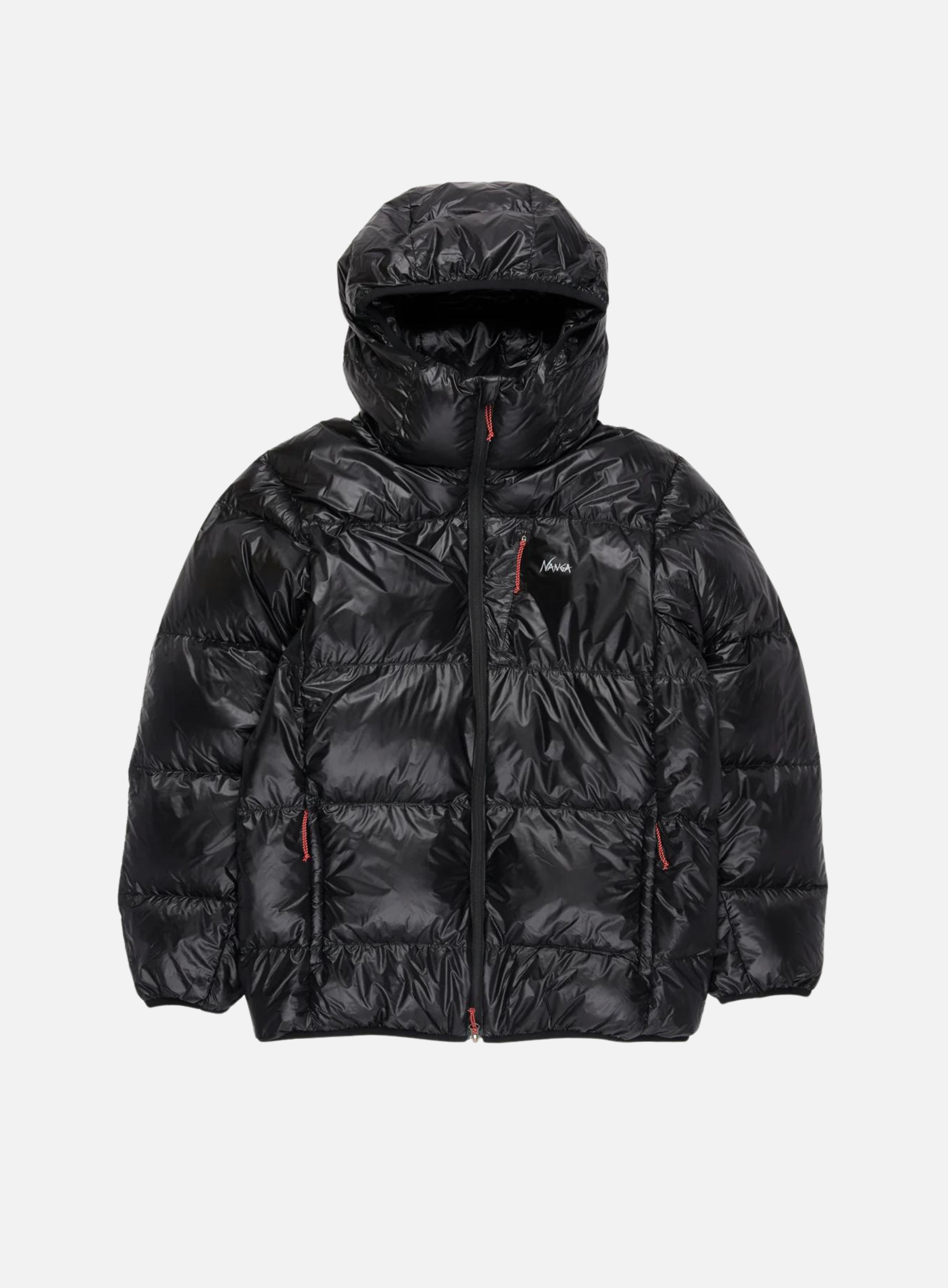 Nanga Mountain Lodge Down Hoodie Jacket (Black) — Cafeteria Nanga Mountain Lodge Down Hoodie Jacket (Black) — Cafeteria